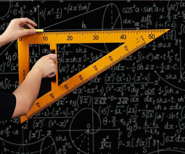教學三角板教師用教具尺子三角尺數學教學用具圓規(guī)直尺50cm套裝白板